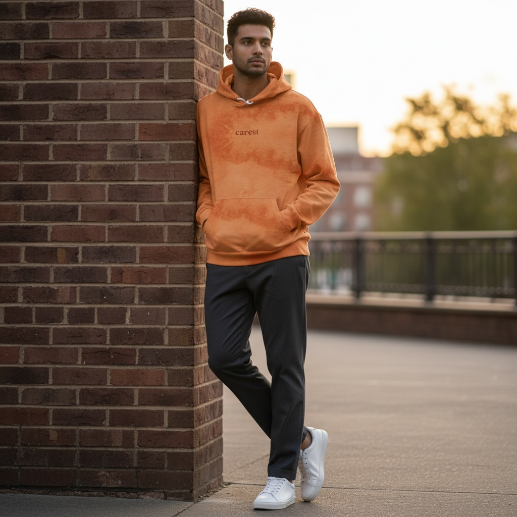 Carest Signature Hoodie - Burnt Orange