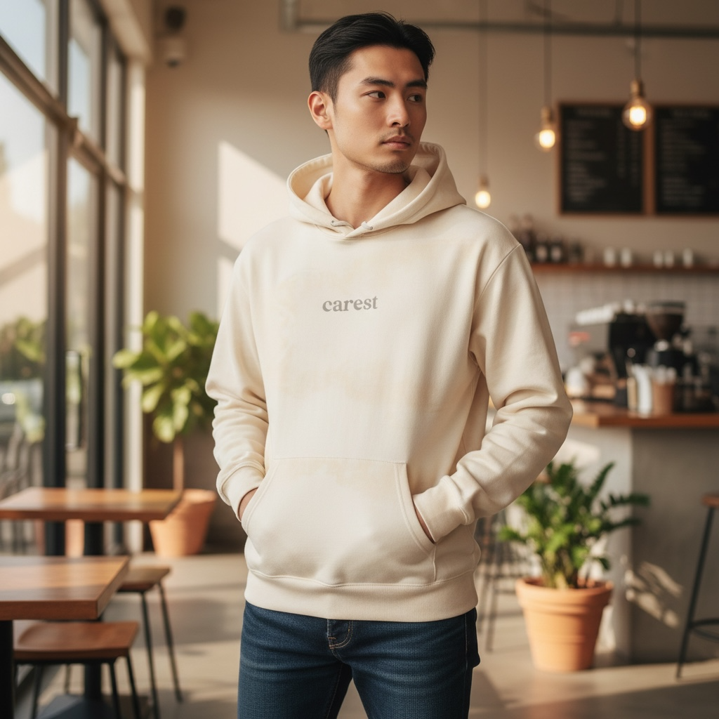 Carest Signature Hoodie - Cream